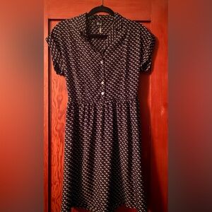 Vintage style chic midi dress 🐎